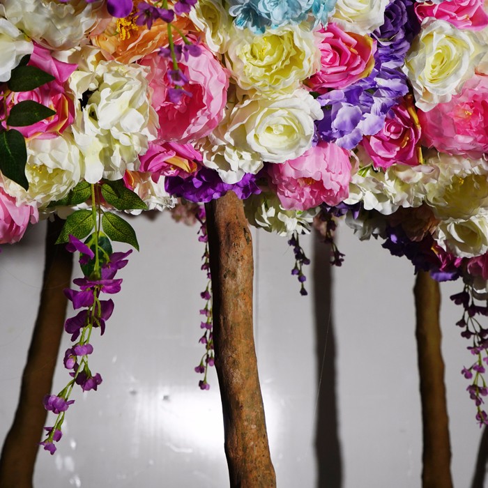 造型婚礼树月亮树 樱花树 婚礼用什么花装饰-选艺匠汇仿真花